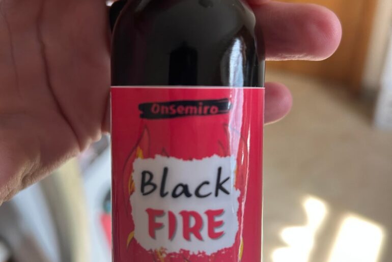 Take on a hot sauce from a black garlic company from Virginia.