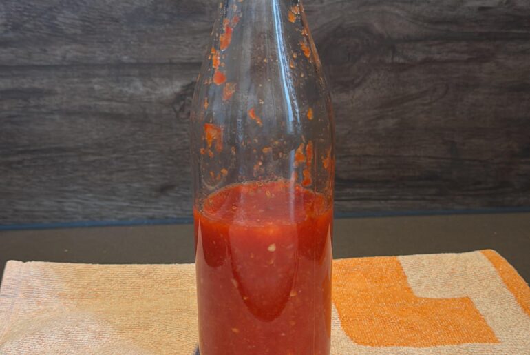 Homemade Fermented Carolina Reapers Chunky Angry Murder