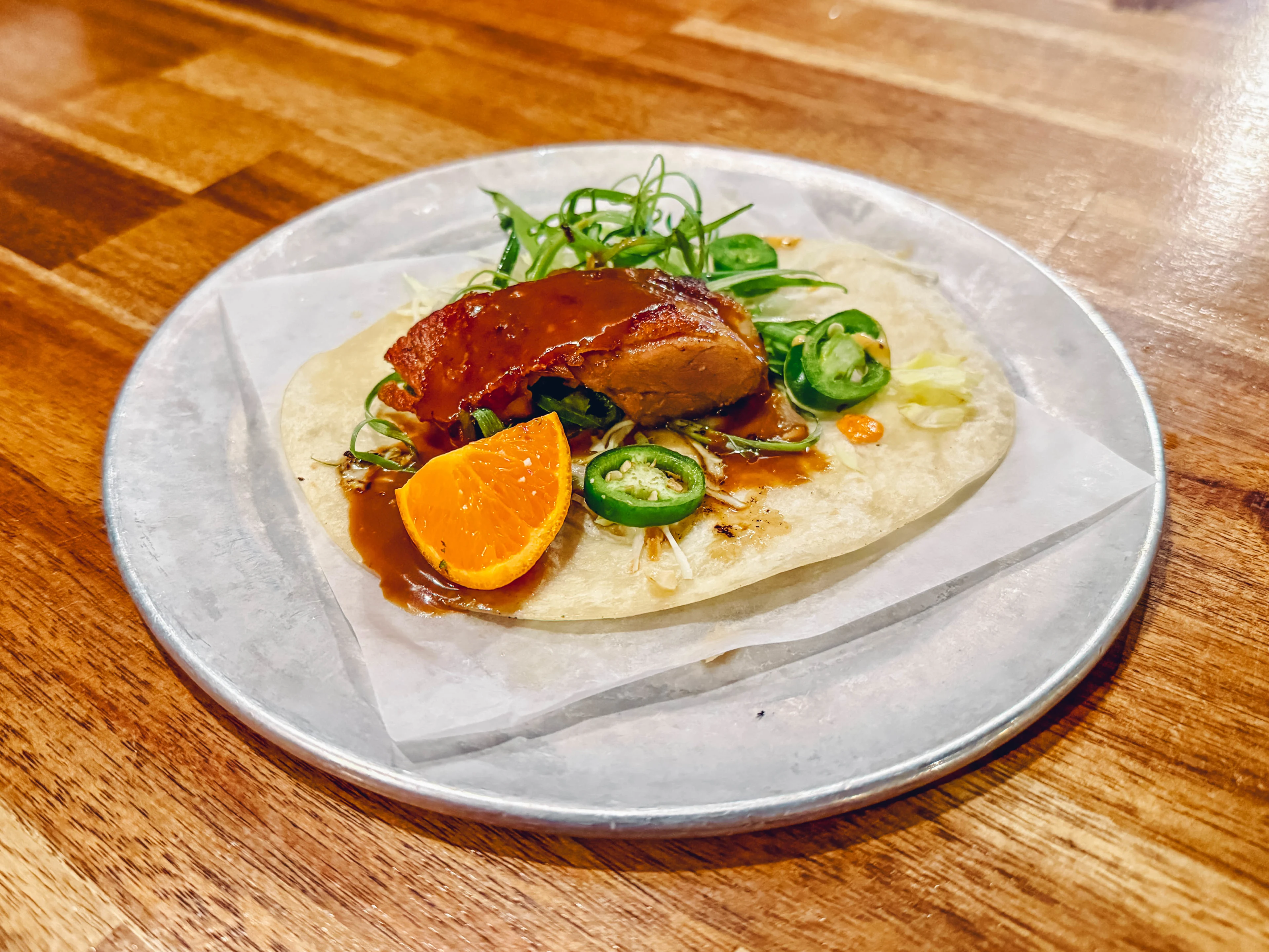 peking duck taco