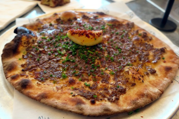 Man'ouse from Suraya in Philadelphia, a restaurant rated three stars on Djour's food map. (Wally Gobetz / Flickr)