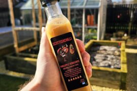 Homemade Pineapple and Rum Hotsauce! Its nearly sauce making season this year and im excited to try some new combinations.