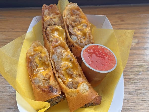 Longanisa Cheese Curd Lumpia