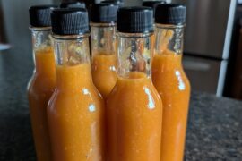First batch of habenero hot sauce this year