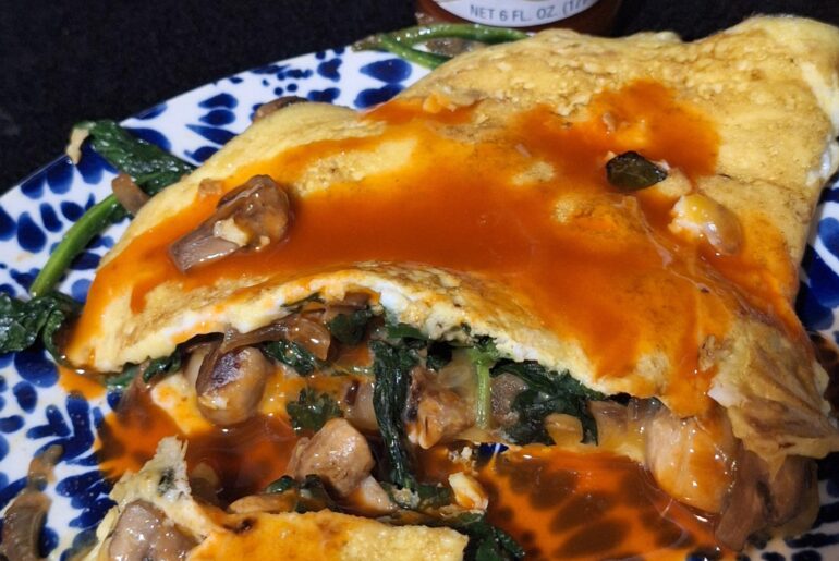 Omelet (ish) with Crystal