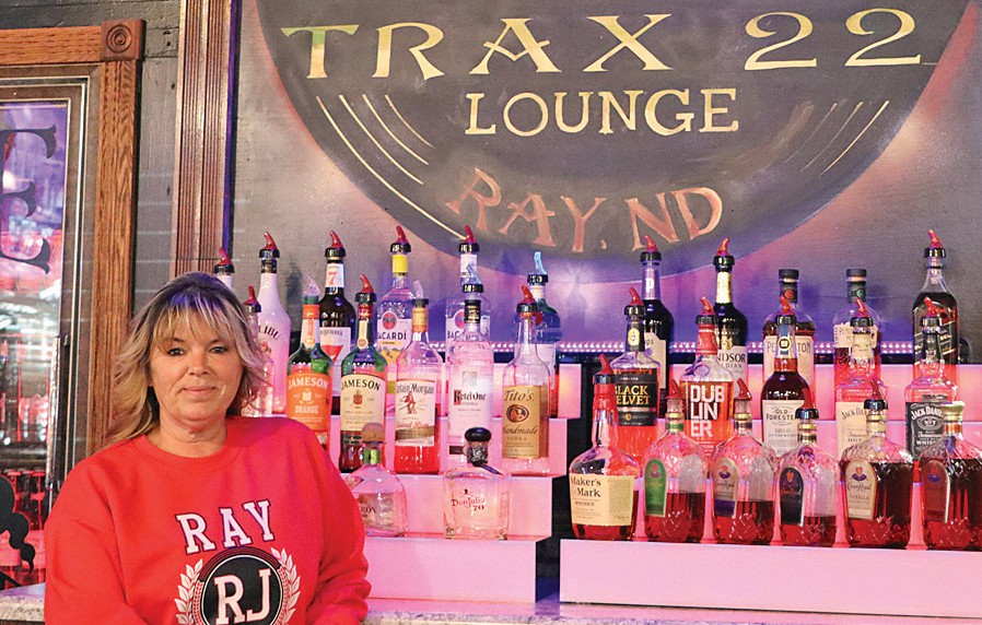 Lori Nowlan is the manager of the new Trax 22 Lounge in Ray, which opened for business on Oct. 15. Avonlea Brown -- The Journal