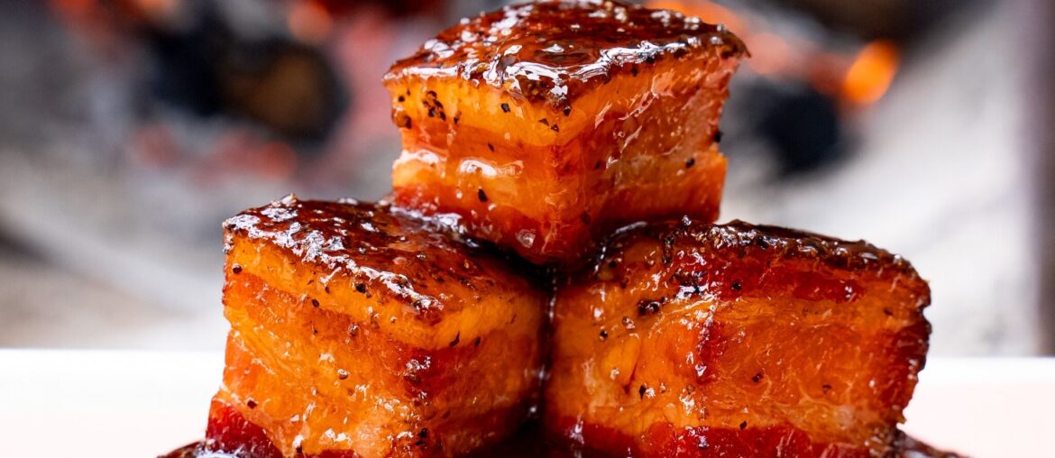 Peach tea pork belly from InterStellar BBQ.