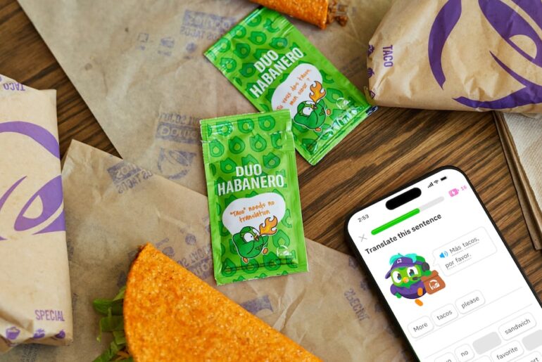 Duolingo and Taco Bell roll out multilingual hot sauce packets in global collaboration