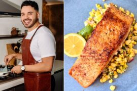 Chef Chris Valdes Shares the Salmon Recipe that Helped Him Drop 40 Pounds