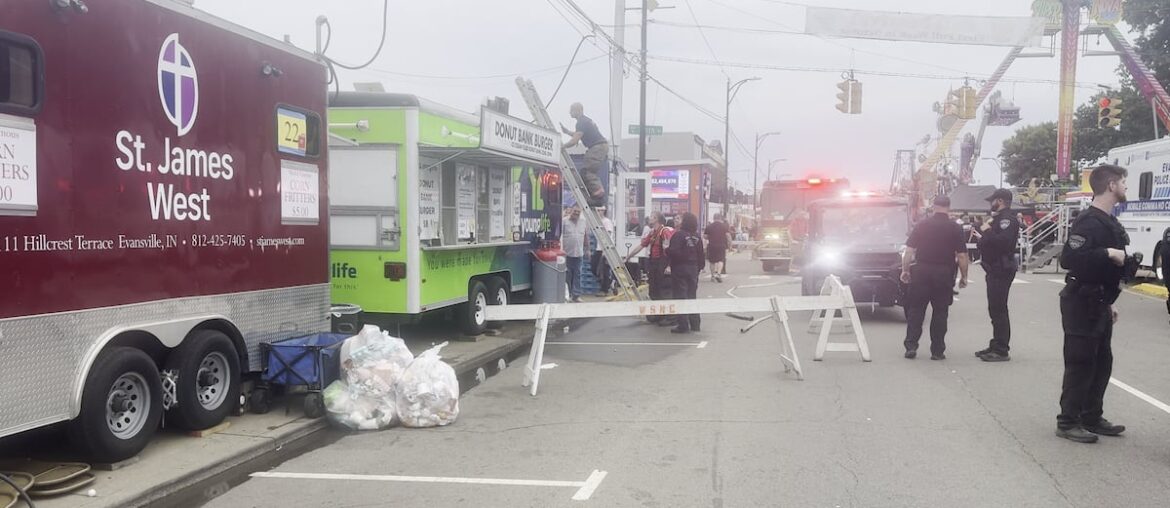 Fire shuts down Fall Festival booth on last day