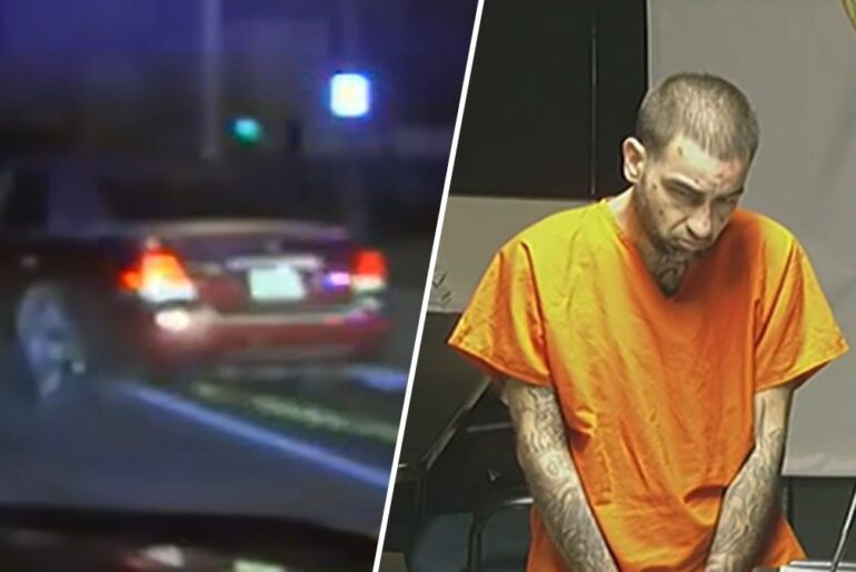 Dashcam shows battery and robbery suspect’s car being stopped by grappler in Hialeah – NBC 6 South Florida