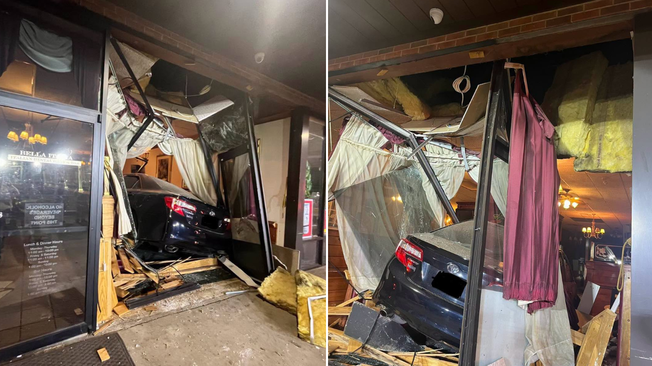 Driver crashes into Chesterfield County restaurantw