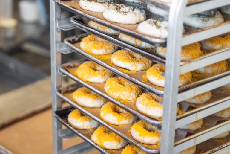 Bagels at Spielman, later at Ricky