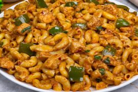 Chicken Tikka Macaroni Recipe | Spicy Chicken Pasta Pakistani Style | Lunch Box Recipe