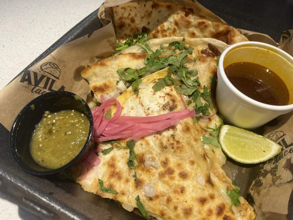 The chicken birria quesadilla from Avila Taco in Keller.