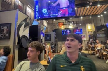 Buffalo Wild Wings fight night attendees leave packed tables for couches