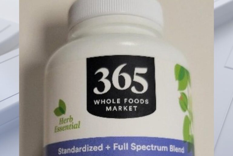 365 Whole Foods' supplement recalled over salmonella risk