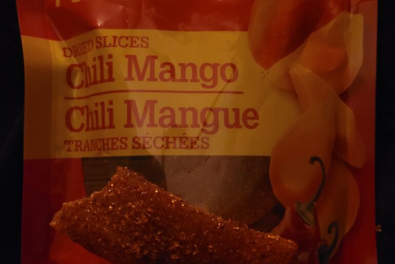 I like dried mangoes, and I like spicy. But these taste horrible and aren't very hot. Not sure what I expected from gas station snacks. 2/10.
