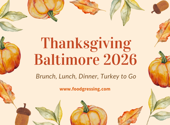 Thanksgiving Baltimore 2026: Dinner, Turkey To Go, Brunch - Chili Chili ...
