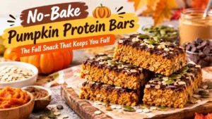No-Bake Pumpkin Protein Bars – Easy Fall Snack