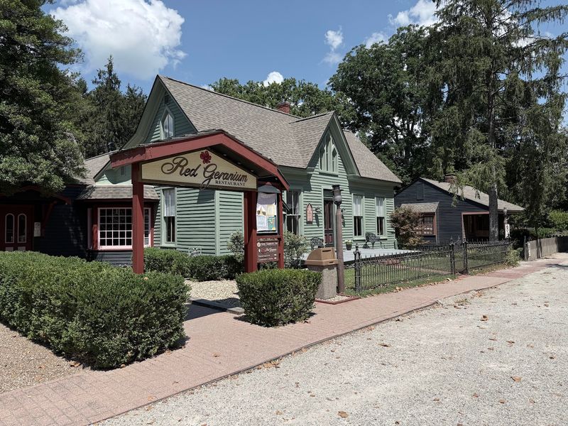 Red Geranium Restaurant, New Harmony, IN