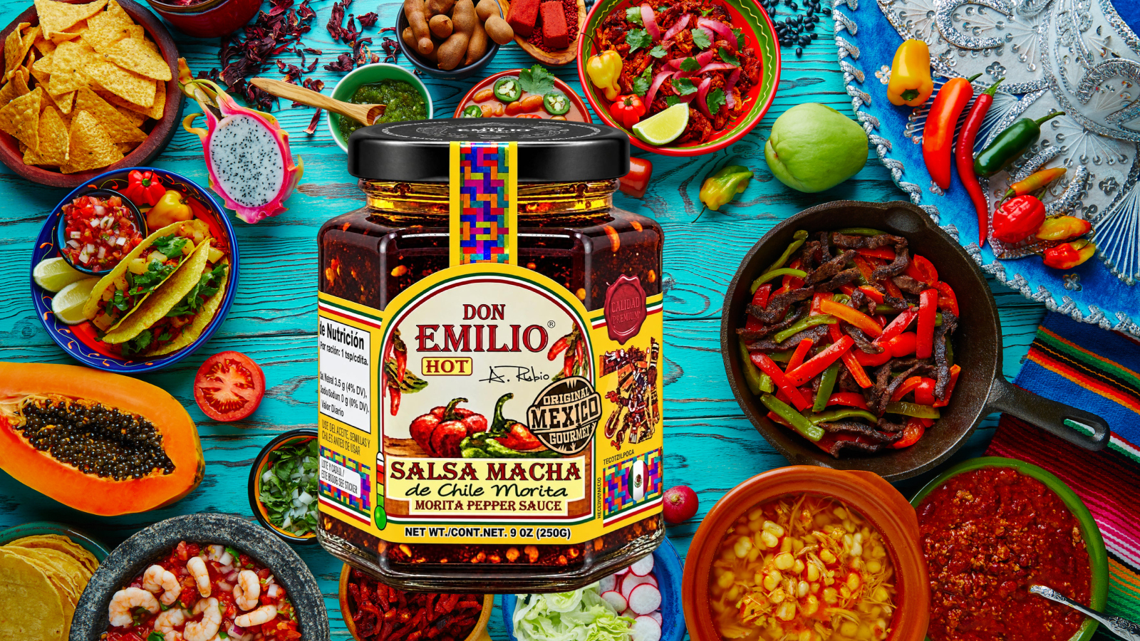 Dom Emilio Mexican hot sauce with oil